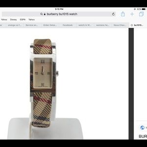 Authentic BURBERRY Heritage Watch